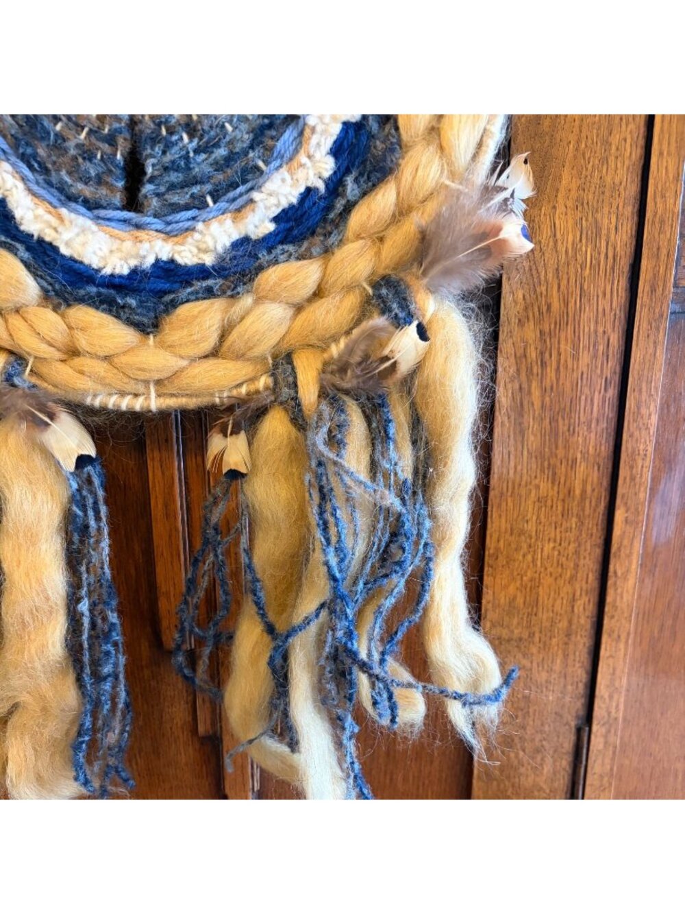 Vintage Woven Wool Mandala Dream Catcher - Picture 5 of 11